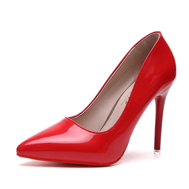 Scarpin Feminino Salto Alto Verniz - Clara