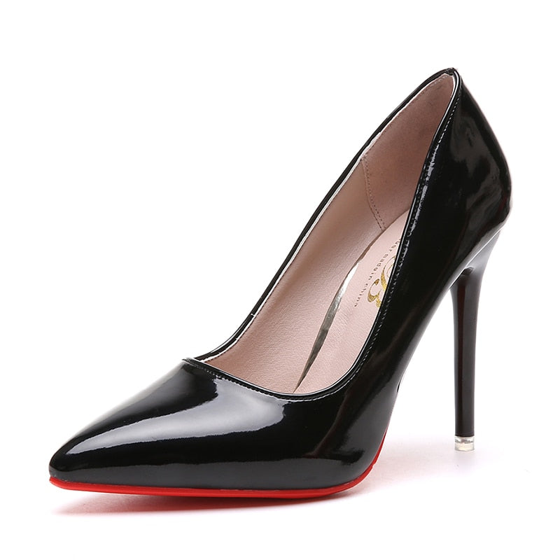 Scarpin Feminino Salto Alto Verniz - Clara